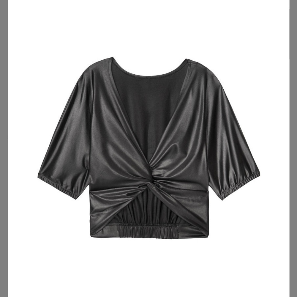 Victoria Sport Twist Front Crop Top NWT - Picture 3 of 4